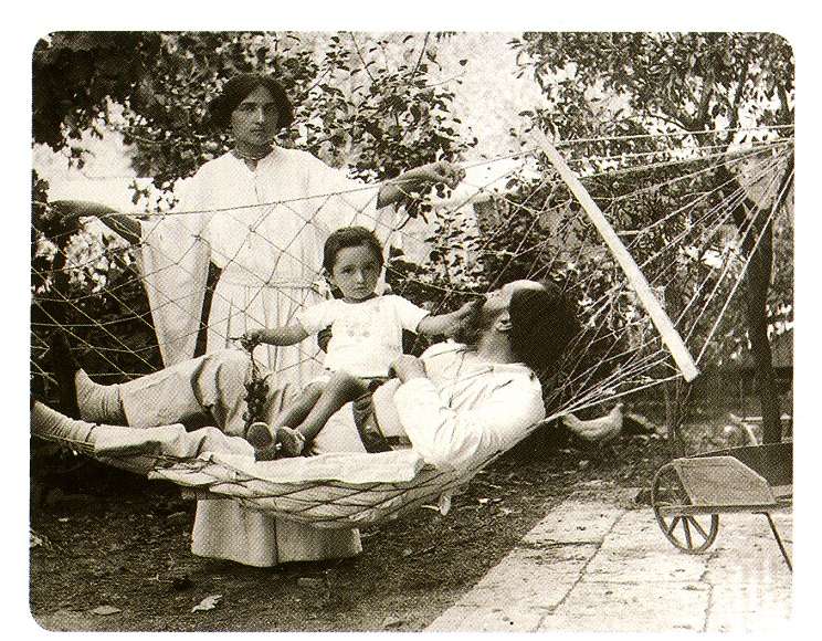 Boris, Olga, and Bezalel Schatz, Jerusalem